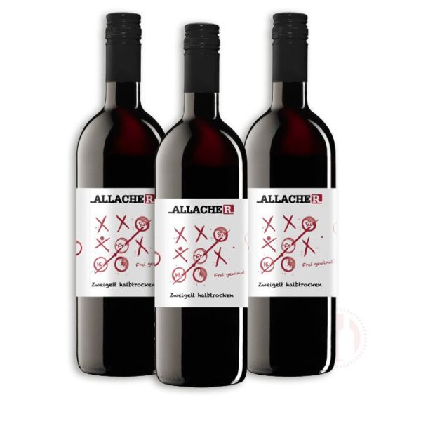 Allacher Zweigelt halbtrocken 3er neu Allacher Zweigelt halbtrocken 3er neu